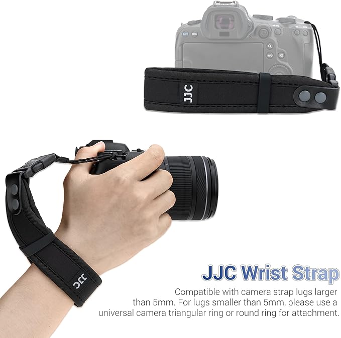 JJC Updated Soft Camera Hand Strap Wrist Strap - Image 2