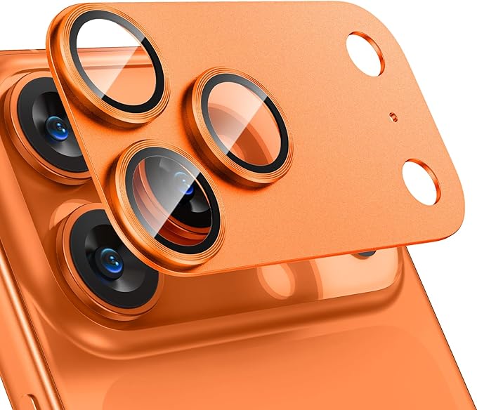 Tensea for iPhone 17 Pro Camera Lens Protector, Metal Aluminum Alloy Tempered by Tensea
