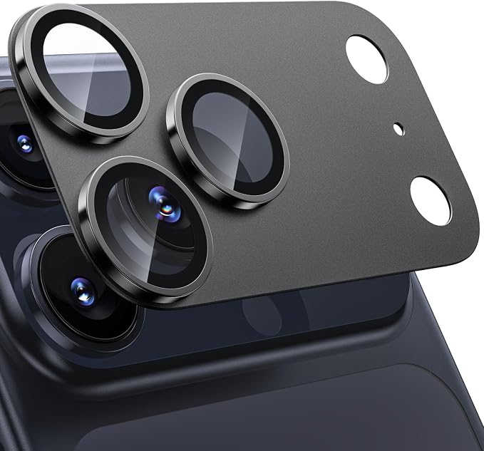 WSKEN for iPhone 17 Pro Camera Lens Protector, Metal Aluminum Alloy Tempered by SmartProtectionGreenerFuture