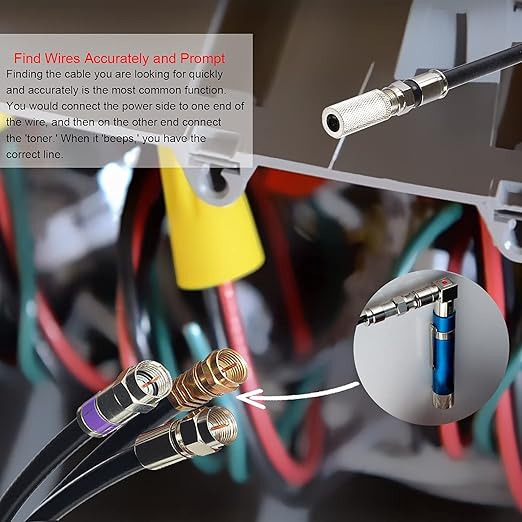Coaxial Cable Tester, Voltage Protected Coax Cable Wire Tracer Pocket - Image 7