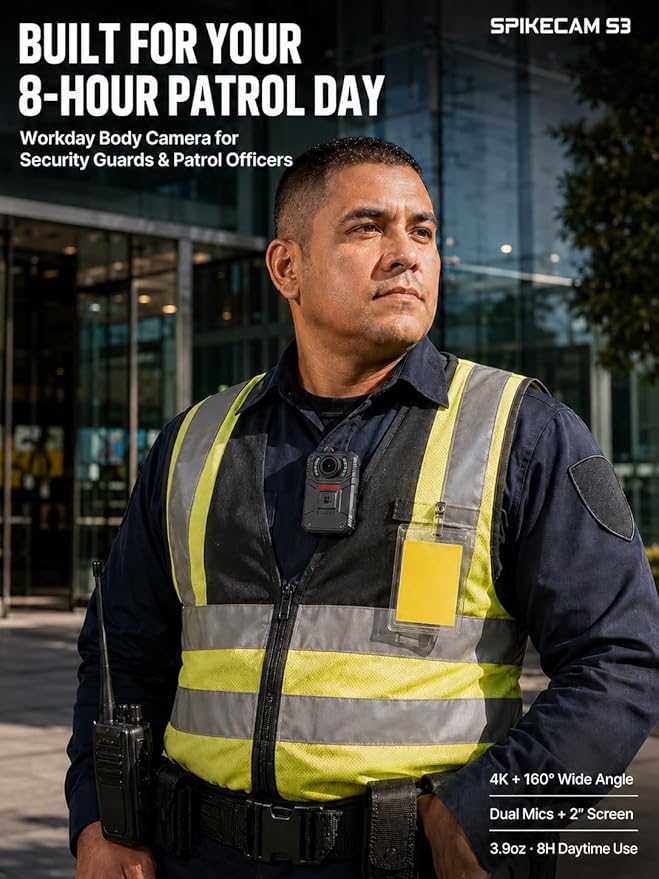 SPIKECAM S3 4K Body Camera - Image 2