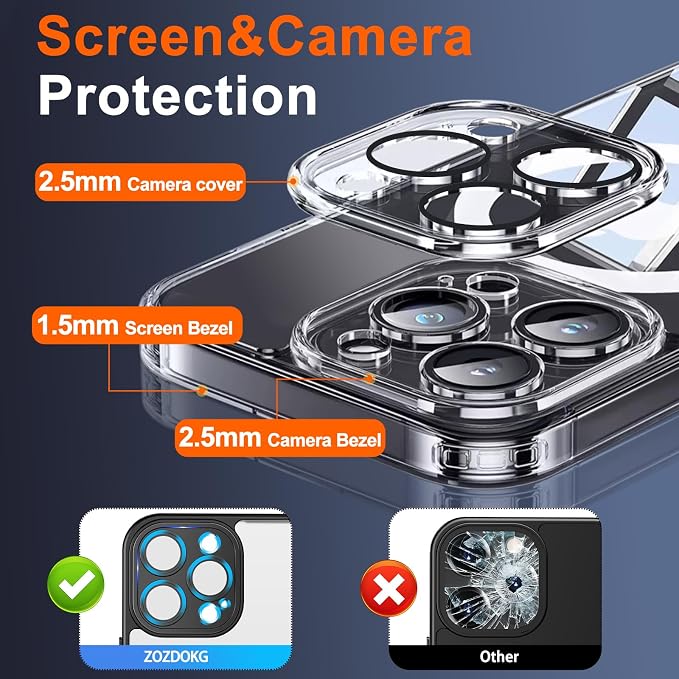Magnetic for iPhone 14 Pro Max Case Clear - Image 6