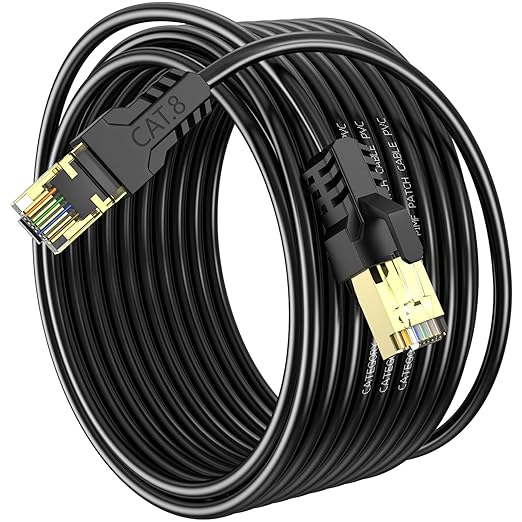 Cat 8 Ethernet Cable 40FT, High Speed 40Gbps, by Unknown
