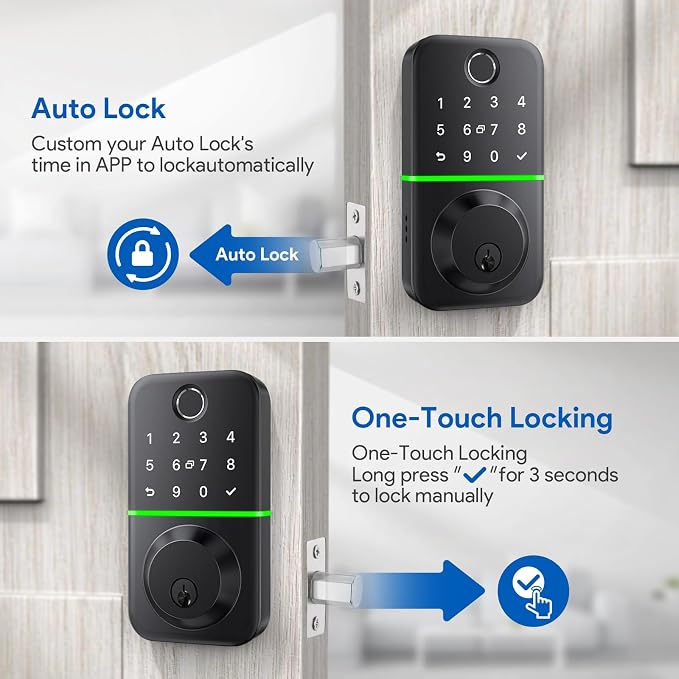 Smart Door Lock Deadbolt with Keypad: Keyless Entry Door Lock - Image 5