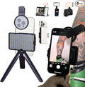120 Led Tattoo Light Kit with 52mm Cpl, Tripod Light, Dual Clips, Tattoo by JZsmpmu