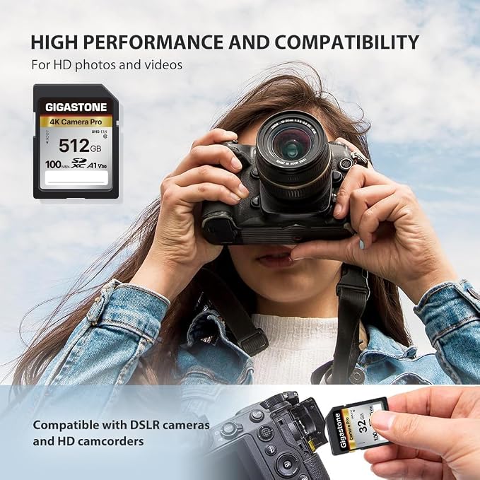 【5-Years Data Recovery】 GIGASTONE 512GB SD Card - Image 5