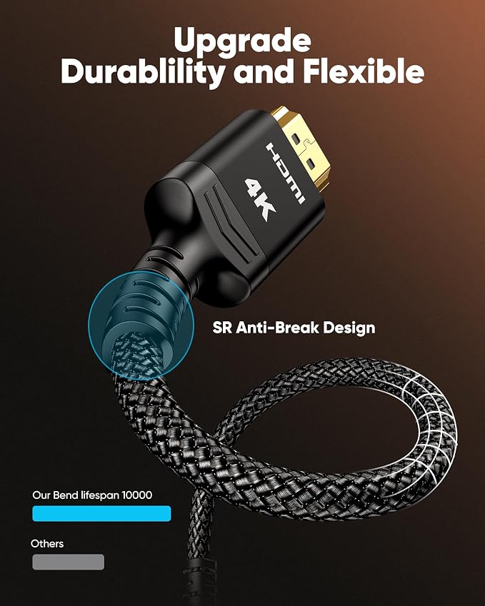 Highwings 4K Long HDMI Cable 15FT - Image 3
