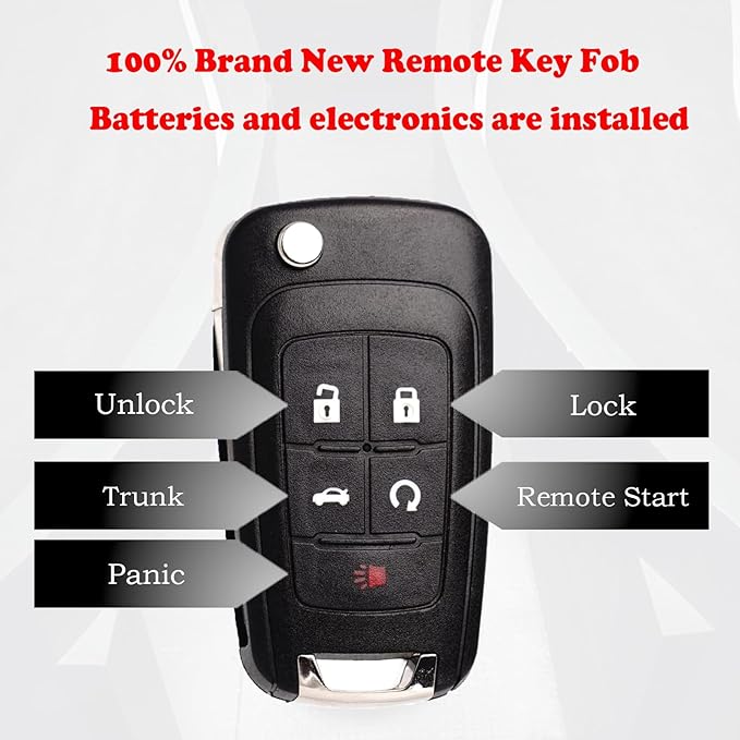 MechanMagic Remote Flip Key Fob Replacement Fits - Image 5