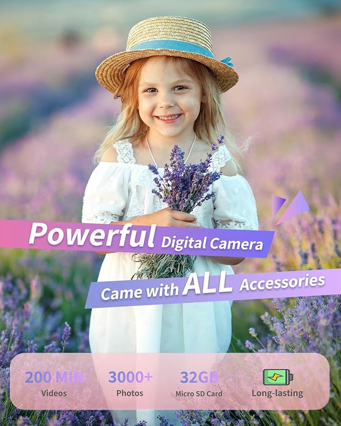 Digital Camera, FHD 1080P Point and Shoot Camera - Image 3