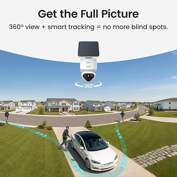 aosu T2 Ultra 4K Security Cameras Wireless Outdoor, 6 Cam Kit, Smart Home - Image 7