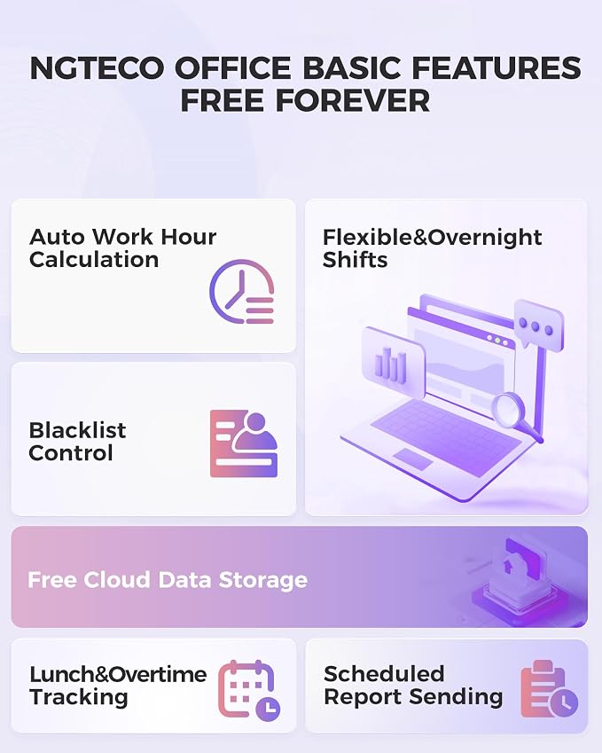 NGTeco Time Clock Cloud-Based - Image 6
