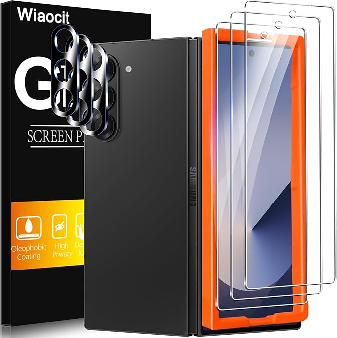 Wiaocit 3 Pack Tempered Glass Screen Protector by Wiaocit