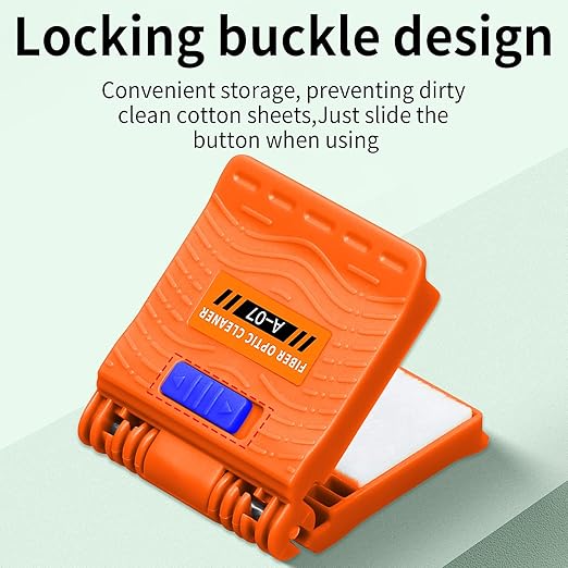 A-07 2PCS Equipped with 20 Replacement cores Fiber Optic Cleaning Wipe - Image 4
