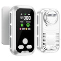 Plug in 6-in-1 Environment Detectors, HD Display Temperature Humidity Monitor by Home