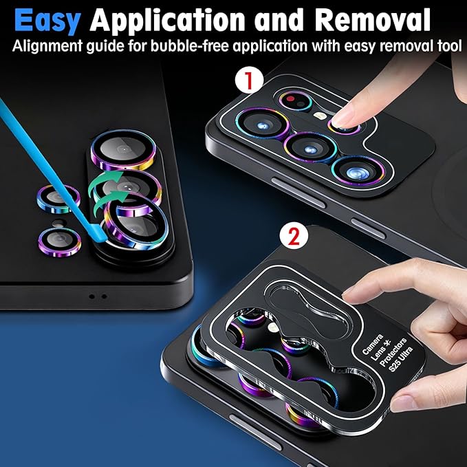 SiHPuoy 2 Sets Camera Lens Protector - Image 3