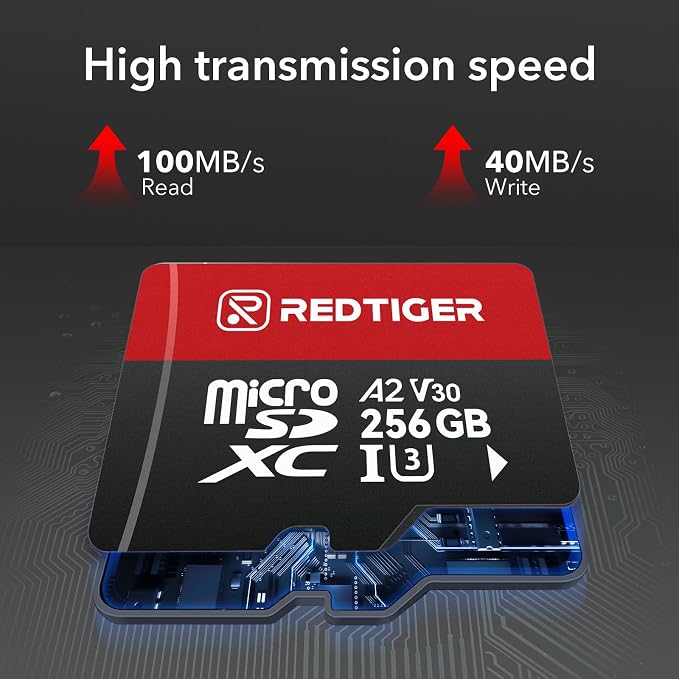 REDTIGER High Speed 256GB Micro SD Card - Image 4