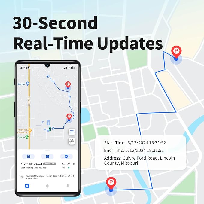 GPS Tracker for Vehicles, No Monthly Fee, No Subscription, Real-Time GPS - Image 3