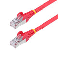 StarTech.com 1ft Red CAT6a Ethernet Cable, Snagless RJ45, 100W PoE++, 27AWG by StarTech