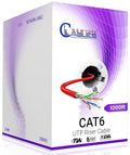 NewYork Cables | Cat6 Ethernet Cable 1000ft | Bulk Riser 23AWG, UTP 4 Pairs by NewYorkCables