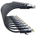 Cat 6 Ethernet Cable 3FT 10Pack, Cat6 Ethernet Patch Cable 10Gbps, High-Speed by 10Gsupxsel
