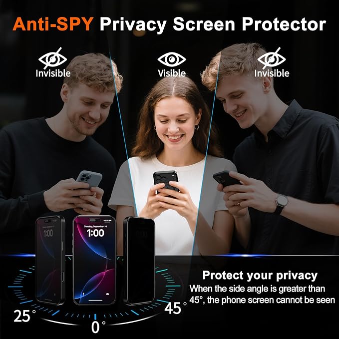 for iPhone 17 Pro Case with Privacy Screen Protector and Camera Protection - Image 7