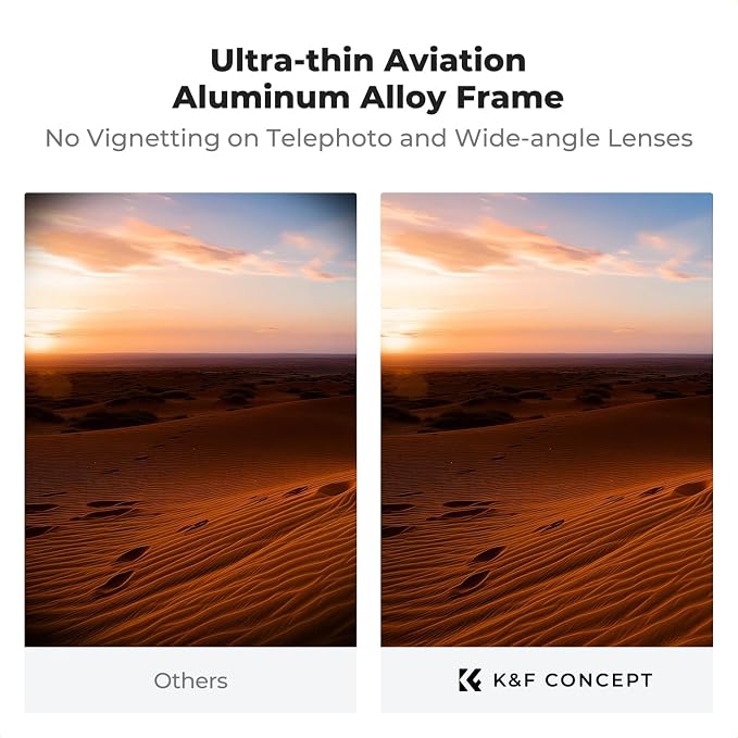 K&F CONCEPT 43mm Shockproof & Ultra Low Reflectivity MCUV Lens Protection Filter - Image 7