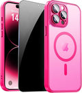 for iPhone 14 Pro Case with Privacy Screen Protector and Camera Protection by ZOZDOKG