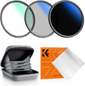 K&F Concept 77mm UV/CPL/ND2-400 Lens Filters Kit-18 Multi-Layer Coatings by KFCONCEPT