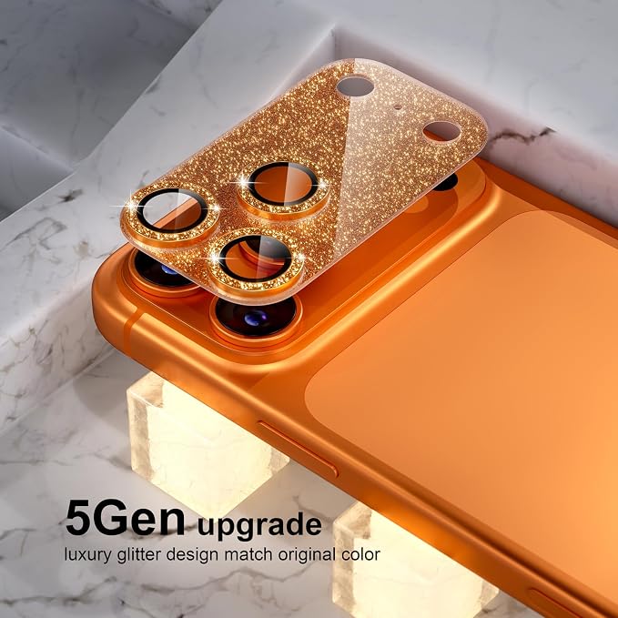 Choiche Compatible for iPhone 17 Pro Camera Lens Protector, Bling Camera Cover - Image 7