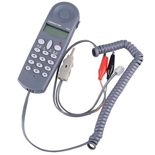 C019 Telephone Phone Line Network Cable Tester Butt Test Tester Lineman Tool by ANPTAIKE