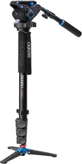 Benro Aluminum 4 Series Flip-Lock Video Monopod Kit w/ 3-Foot Articulating Base by Benro