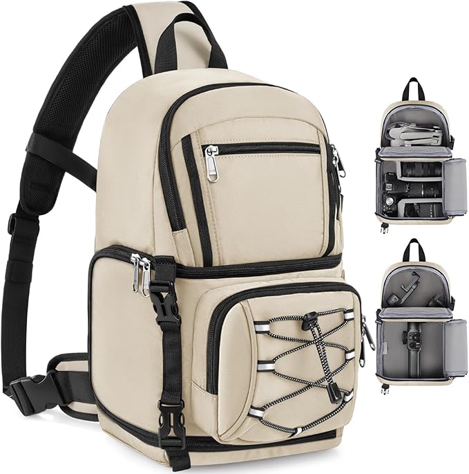 RAINSMORE Camera Bag, DSLR & Mirrorless Camera Sling Bag - Image 8