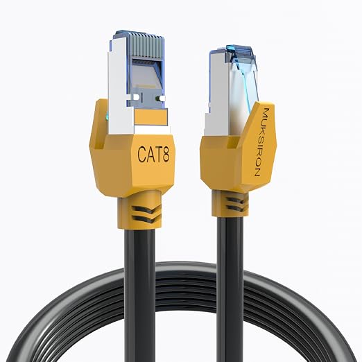 Cat 8 Ethernet Cable 70 ft, 40Gbps High Speed Gaming Network Cable 2000MHz by MUKSIRON