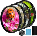 62mm Close-up Filter Kit 4 Pieces Macro Filter Accessory Close-up Lens Filter by Unknown
