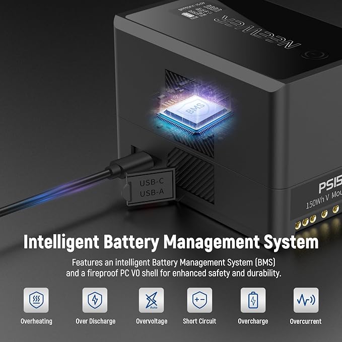 Neewer V Mount Battery PS150E Supports 100W PD USB C Fast Charging, 10350mAh - Image 6