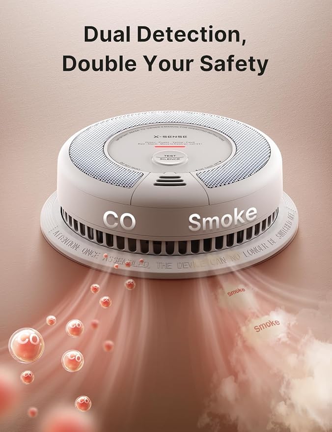 X-Sense Wireless Interconnected Combination Smoke and Carbon Monoxide Detector - Image 6