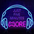 Gaming Neon Sign, Large Bright and Dimmable Colored LED Headset Gamer Neon by ReyeeInc