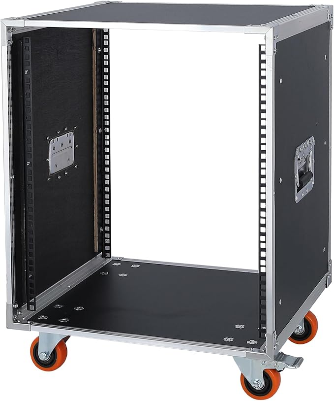 AV Gear Rack 12U Home Audio & Video Stage Stereo Equipment Storage Cabinet by WikrOck