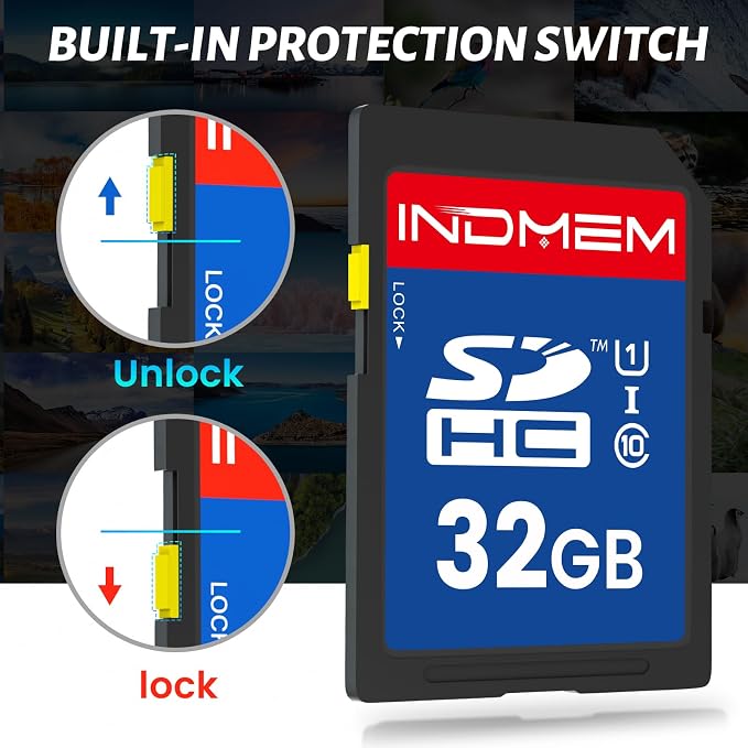 SD Card 32GB, 5 Pack SDHC Memory Cards UHS-I U1 Class 10 High-Speed Full HD - Image 7