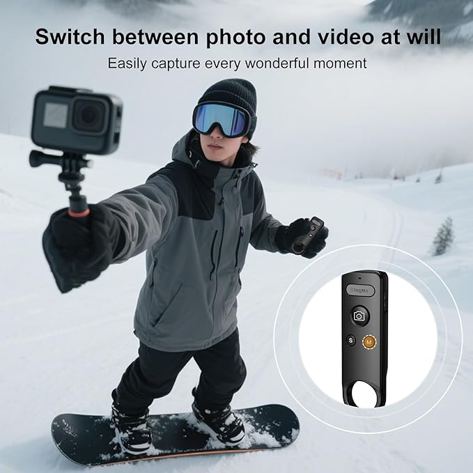 Camera Bluetooth Remote for Insta360 Wireless Remote Control Compatible - Image 4