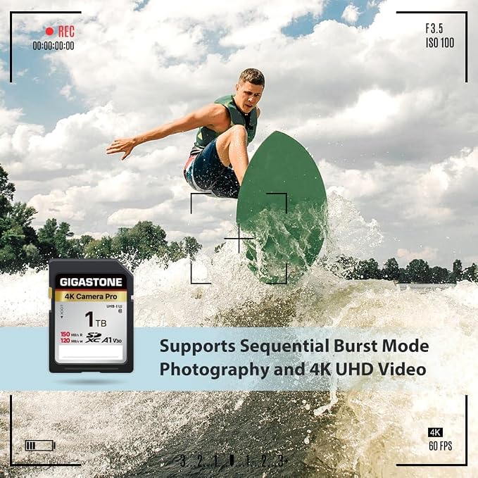 【5-Years Data Recovery】 GIGASTONE 1TB SD Card - Image 6