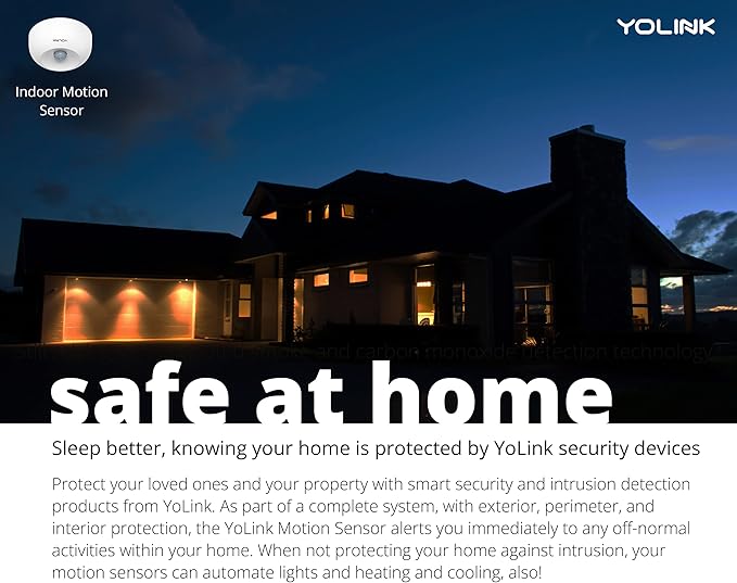YoLink SpeakerHub & One Motion Sensor Smart Home and Security Kit – Audio Hub - Image 5