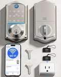Veise VE017G Wi-Fi Keyless Entry Door Lock, App Remote & Voice Control by Veise