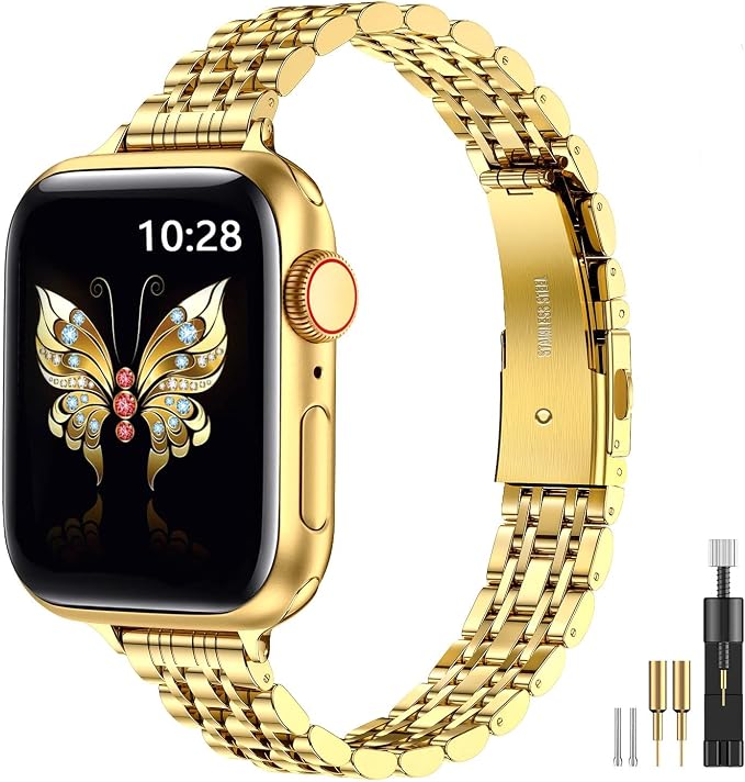 MioHHR Metal Band Compatible by ProfessionalStainlessSteelWatchBandCase