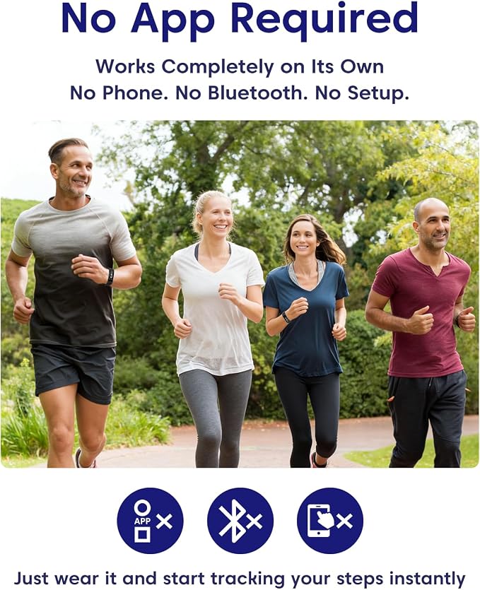 Pedometer Watch No Bluetooth No APP No Phone Required, Simple Fitness Tracker - Image 2