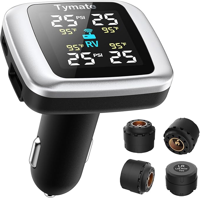 Tymate TM7 Tire Pressure Monitoring System, Wireless TPMS by Tymate