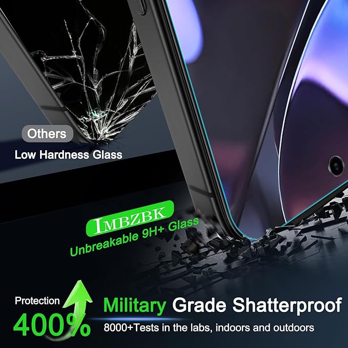 IMBZBK 3 Pack Screen Protector for Google Pixel 9 Pro XL, 3 Tempered Glass - Image 3