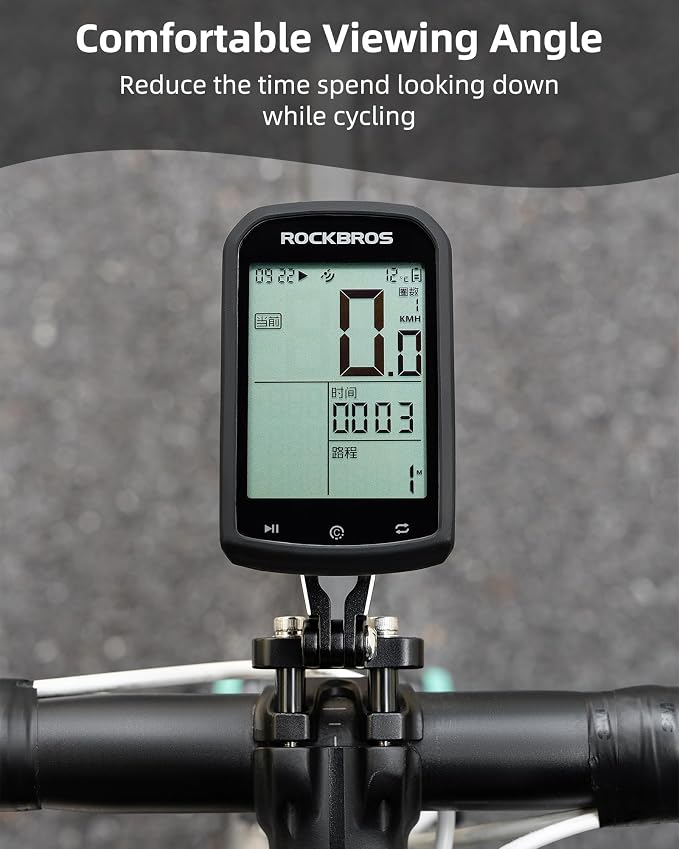 ROCKBROS Bike Computer Mount Adjustable Out-Front Bicycle Computer Mount - Image 4