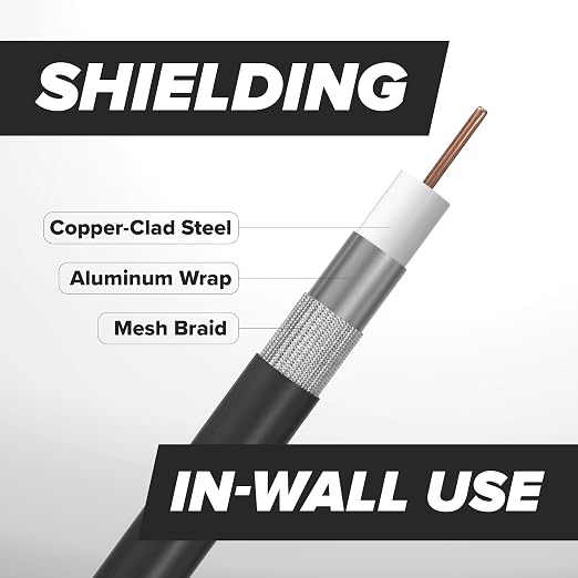 THE CIMPLE CO - RG6 Coaxial Cable 75 FT - RG6 Coax Cable - Image 4