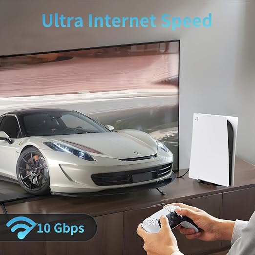 Cat 6 Ethernet Cable 25 ft, Indoor&Outdoor, High Speed 10Gbps 24AWG Pure Copper - Image 8